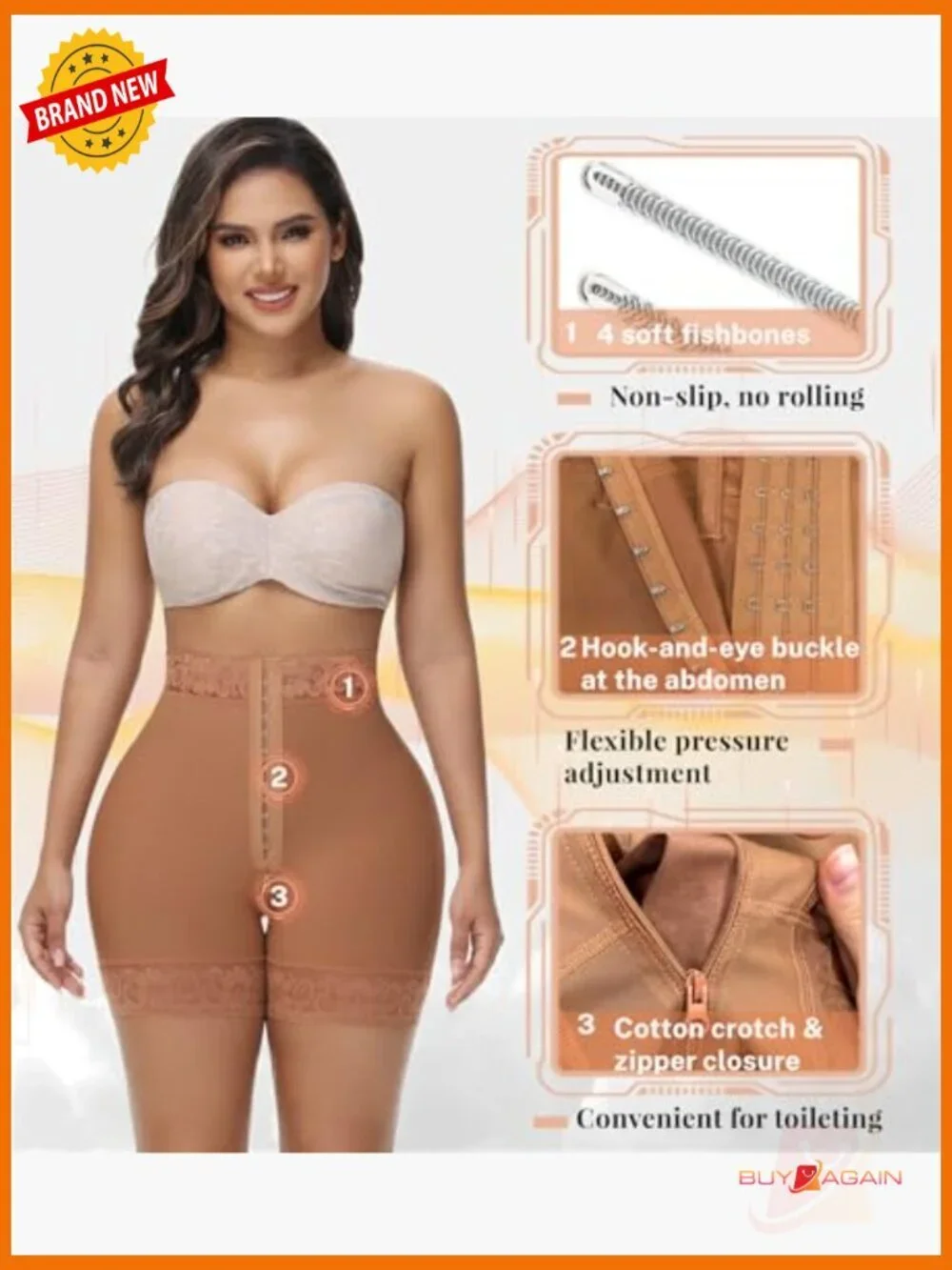 Butt Lifting Shapewear Shorts Tummy Control Waist Slimmer Body Shaper Panties